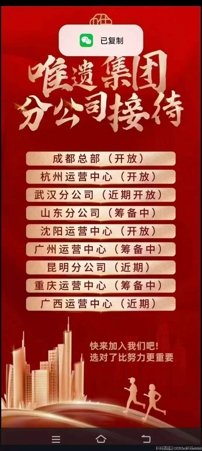 唯遗商城跨年大磐来袭：创新模式+强大团队，轻松随进随出！