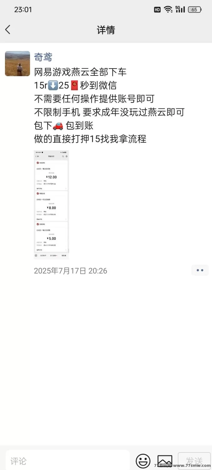 网易燕云十六声活动：轻松领取25圆，代打服务让任务更简单！