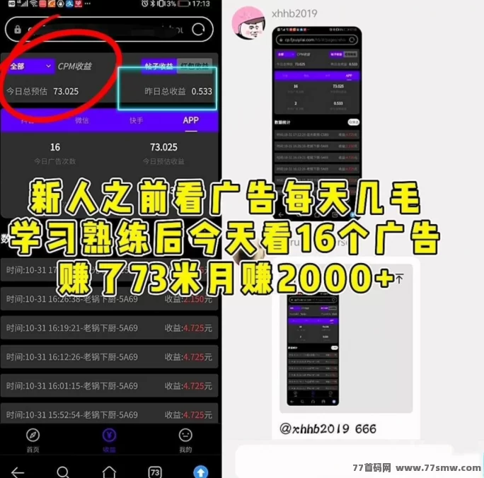 天启路玩法全面升级：视频+广告双重收溢，0成本轻松日入百圆的新型赚米模式！