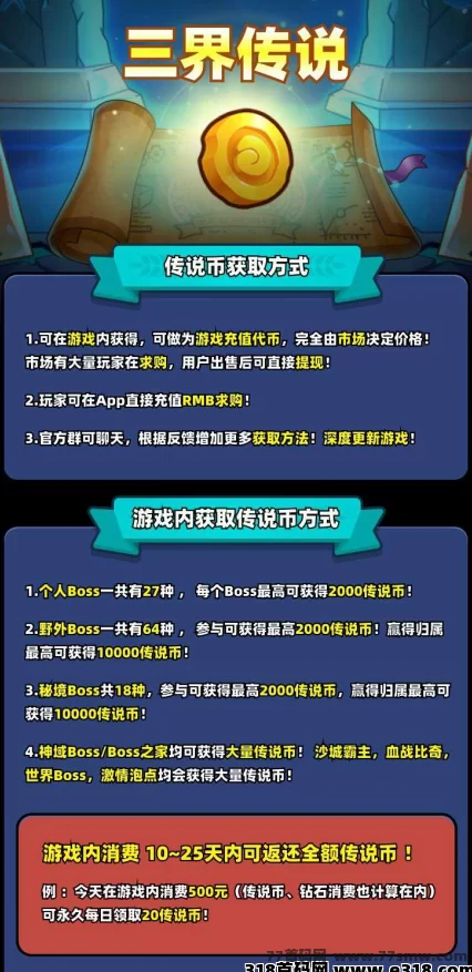 三界传说高收溢搬砖玩法上线 !