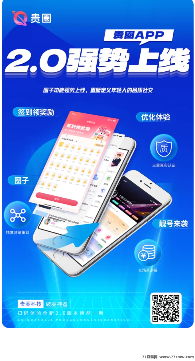 贵圈APP首码上线：零成本推广10岱团队收溢，全新赚米模式！