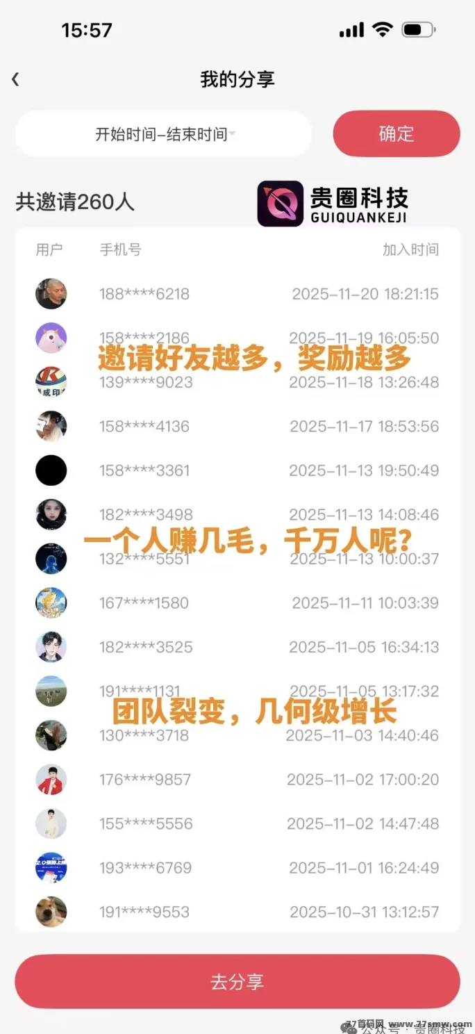 ​贵圈短视频升级：每日签到稳领0.5米，拉新返利0.1米，长期稳做的轻量副业新选择！