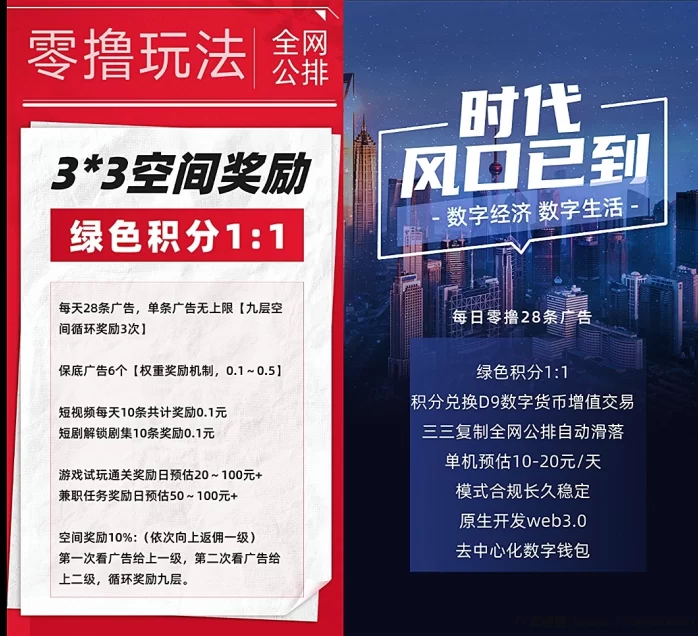 小凡不凡数字生活平台首测:滑落空间积分,看广告轻松日赚5-10+
