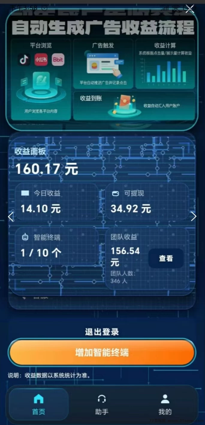 抖客精灵2026新版上线!零门槛自动褂机,看广告就赚米!