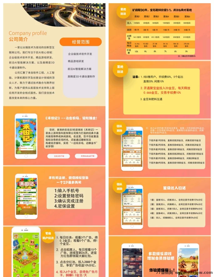 禾田记首码上线:0撸扶持,休闲游戏轻松赚!