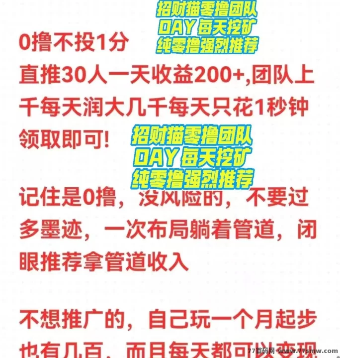 Daily首码上线说明：零成本高佣副业，每天升级润米！
